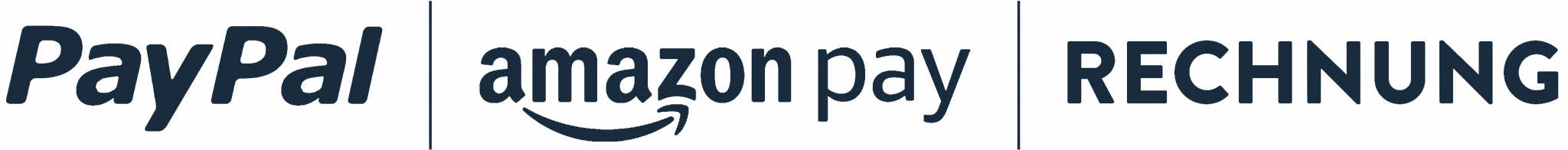 Paypal Amazon Pay Rechnung breit blau 1